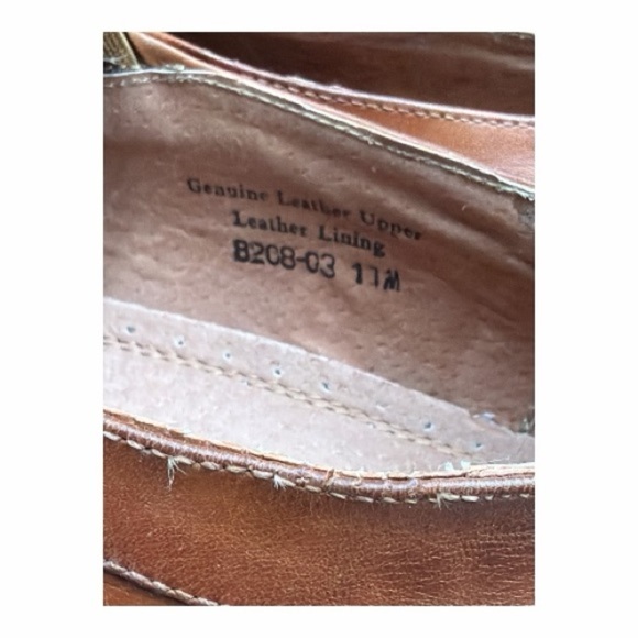 Fratelli Select Tan Leather Men's Slip-On Loafers, Size11M, B208-03 - Picture 9 of 9